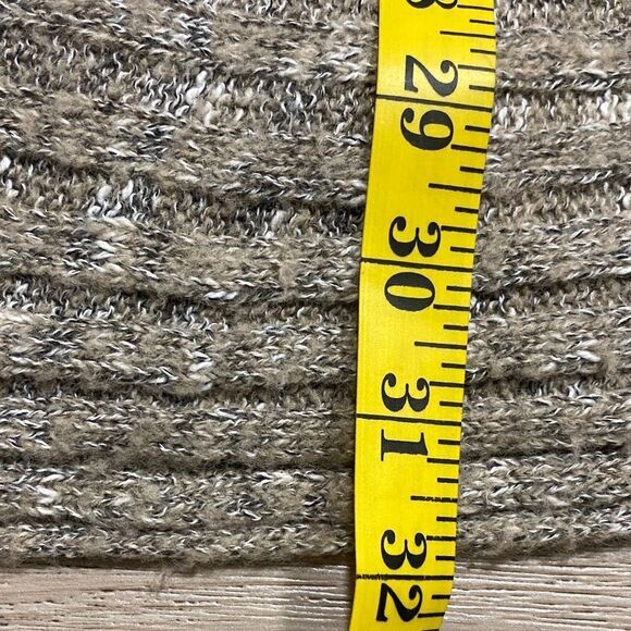 Free People Boho Ribbed Wool Blend Open Front Cardigan Sweater Knit - Picture 9 of 12